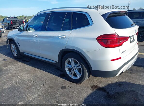 5UXTY5C02M9H25021 2021 BMW X3 White უკანა მარცხენა