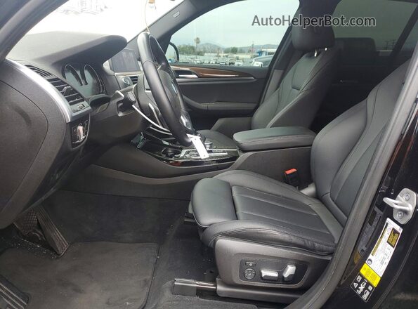 5UXTY5C02M9H65860 2021 BMW X3 Black Vista interior delantera