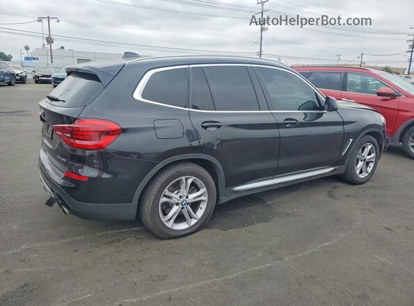 5UXTY5C02M9H65860 2021 BMW X3 Black Trasero derecho