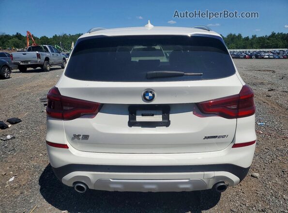 5UXTY5C03L9C60778 2020 BMW X3 White Հետևի տեսք