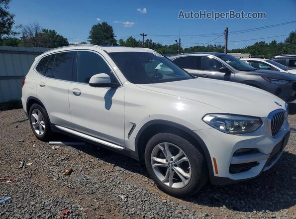 5UXTY5C03L9C60778 2020 BMW X3 White Առջևի աջ