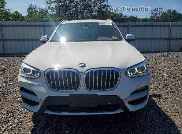 5UXTY5C03L9C60778 2020 BMW X3 White Դիմացի տեսք