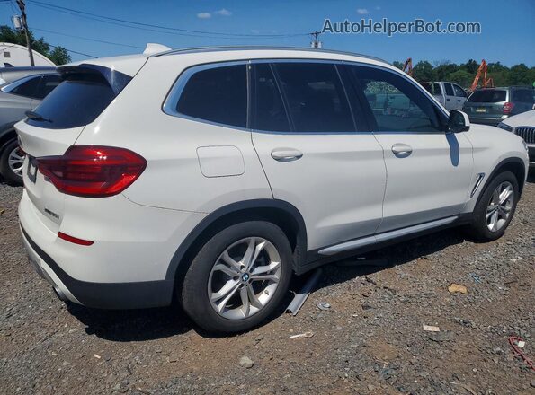 5UXTY5C03L9C60778 2020 BMW X3 White Հետևի աջ