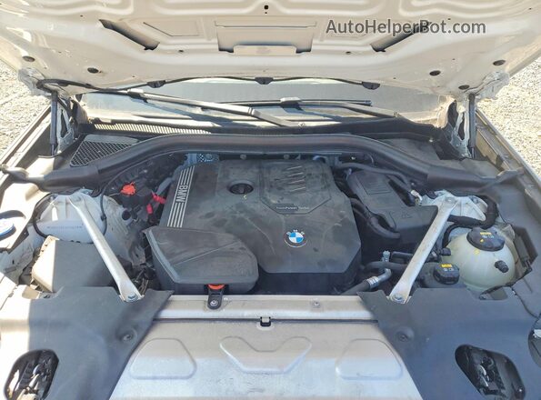 5UXTY5C03L9C60778 2020 BMW X3 White Շարժիչի բաժամունքի տեսք