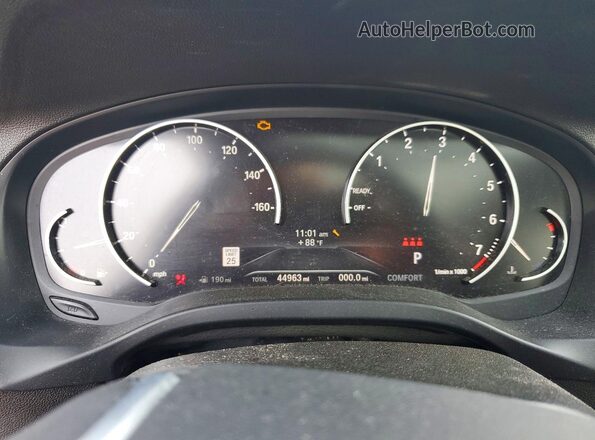 5UXTY5C03L9C60778 2020 BMW X3 White Սարքավորումների վահանակի տեսք