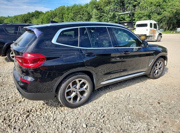 5UXTY5C03L9D10322 2020 BMW X3 Черный Задняя правая четверть