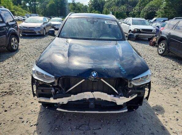 5UXTY5C03L9D10322 2020 BMW X3 Черный Вид спереди