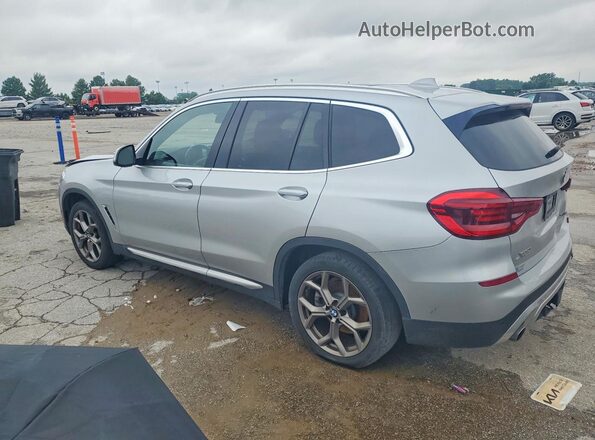 5UXTY5C03L9D28383 2020 BMW X3 Серебряный Задняя левая четверть
