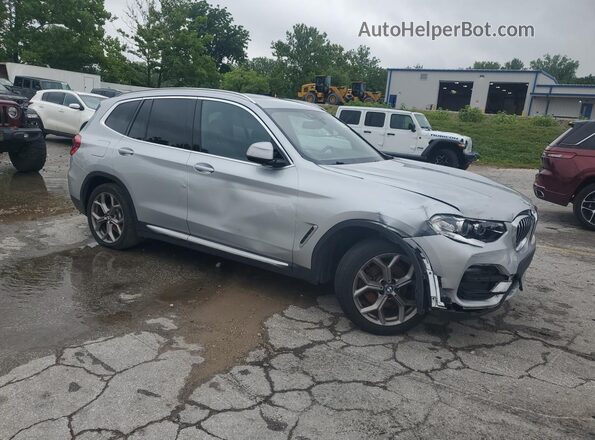 5UXTY5C03L9D28383 2020 BMW X3 Серебряный Панорамный вид салона 360°