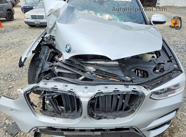5UXTY5C03M9E27979 2021 BMW X3 Серебряный Вид задней части салона