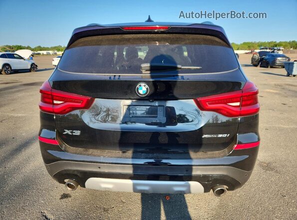 5UXTY5C03M9G15269 2021 BMW X3 Black Вид ззаду