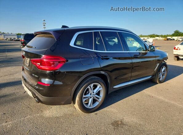 5UXTY5C03M9G15269 2021 BMW X3 Black Задня права чверть