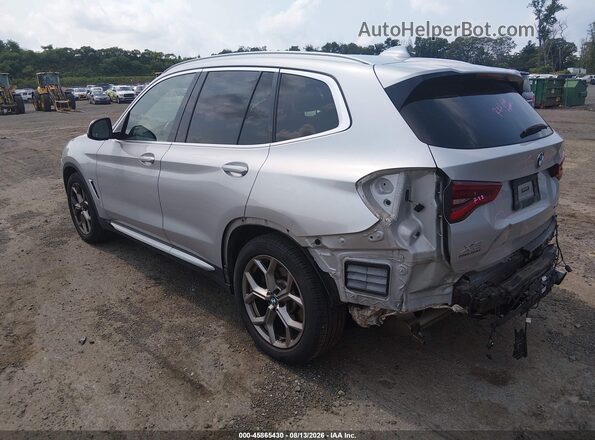 5UXTY5C03M9H77936 2021 BMW X3 Silver Задня ліва чверть