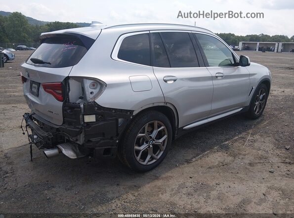 5UXTY5C03M9H77936 2021 BMW X3 Silver Задня права чверть