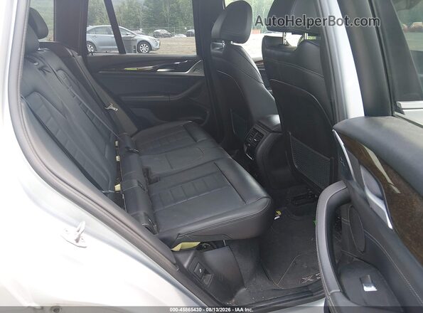 5UXTY5C03M9H77936 2021 BMW X3 Silver Вид наклейки з VIN-кодом