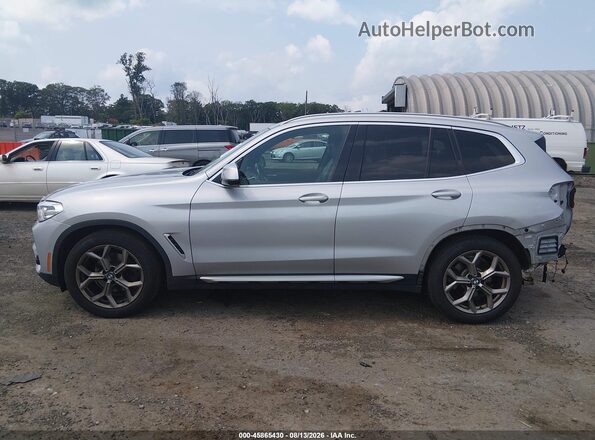 5UXTY5C03M9H77936 2021 BMW X3 Silver 