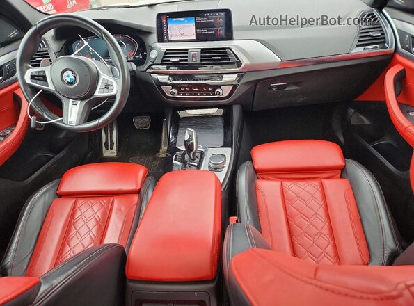 5UXTY5C04L9D11687 2020 BMW X3 Silver წინა პანელის ხედი