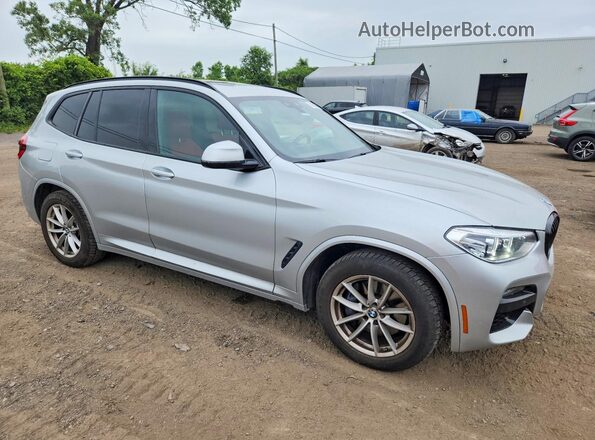 5UXTY5C04L9D11687 2020 BMW X3 Silver წინა მარჯვენა