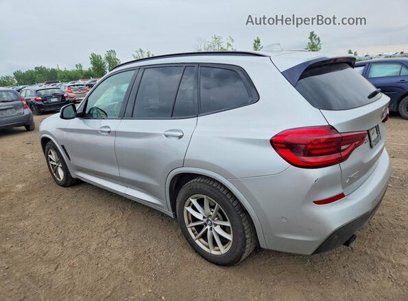 5UXTY5C04L9D11687 2020 BMW X3 Silver უკანა მარცხენა