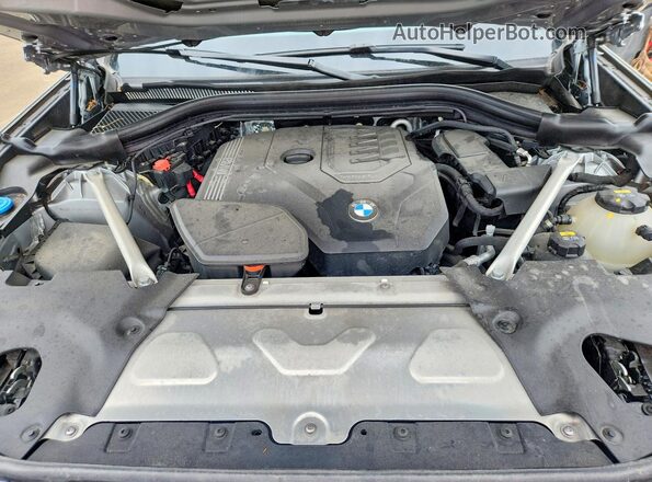 5UXTY5C04L9D11687 2020 BMW X3 Silver უკანა სალონის ხედი