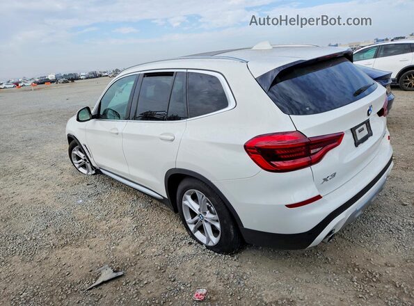 5UXTY5C04LLT35553 2020 BMW X3 White Հետևի ձախ