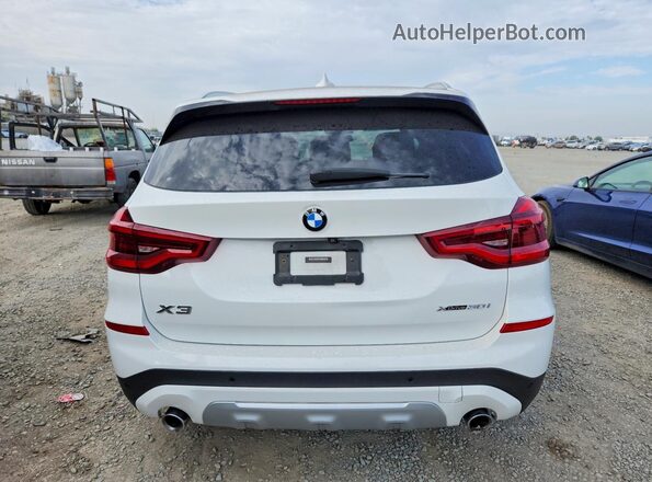 5UXTY5C04LLT35553 2020 BMW X3 White Հետևի տեսք