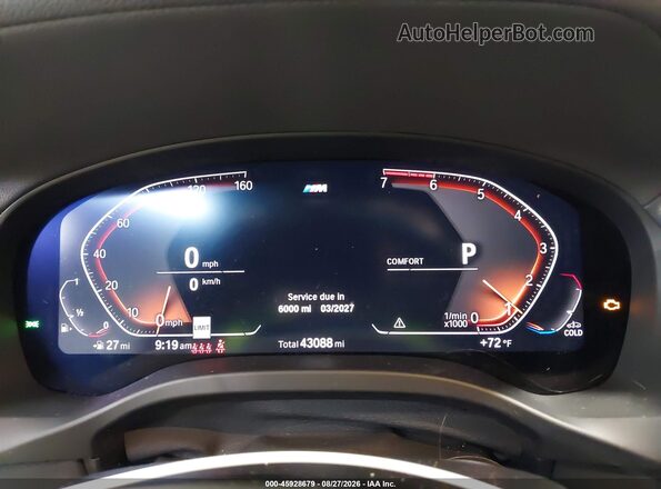 5UXTY5C04M9G21050 2021 BMW X3 Blue უკანა სავარძლების ხედი