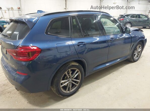 5UXTY5C04M9G21050 2021 BMW X3 Blue უკანა მარჯვენა