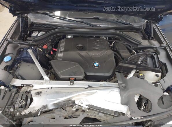 5UXTY5C04M9G21050 2021 BMW X3 Blue უკანა ხედი