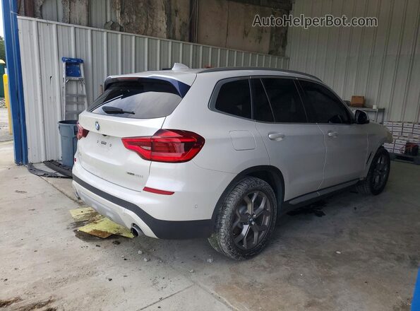 5UXTY5C05L9B10137 2020 BMW X3 Белый Задняя правая четверть