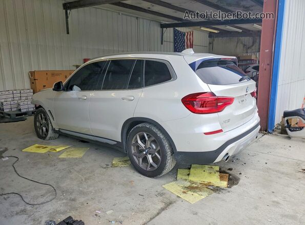 5UXTY5C05L9B10137 2020 BMW X3 Белый Задняя левая четверть
