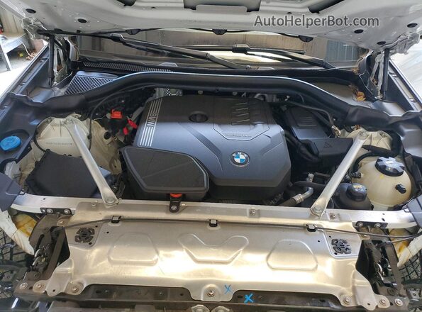 5UXTY5C05L9B10137 2020 BMW X3 Белый Вид задней части салона