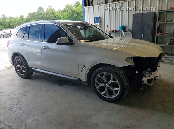 5UXTY5C05L9B10137 2020 BMW X3 Белый Передняя правая четверть