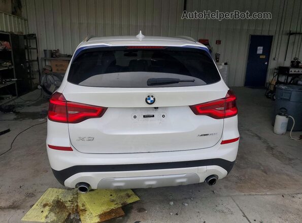 5UXTY5C05L9B10137 2020 BMW X3 Белый Вид сзади