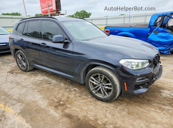 5UXTY5C05L9C23764 2020 BMW X3 Charcoal Przód prawy