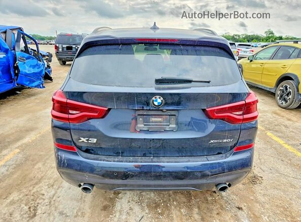5UXTY5C05L9C23764 2020 BMW X3 Charcoal Widok z tyłu