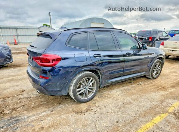 5UXTY5C05L9C23764 2020 BMW X3 Charcoal Tył prawy