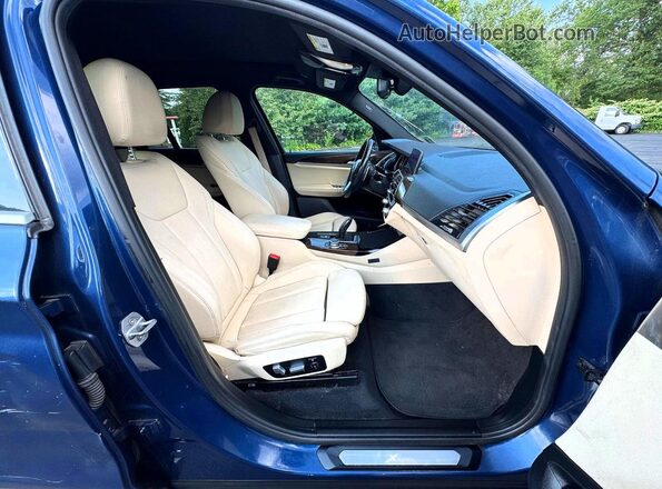 5UXTY5C05L9D37344 2020 BMW X3 Синий 