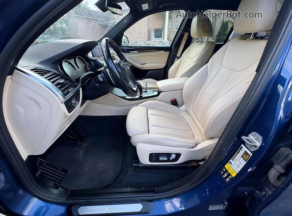 5UXTY5C05L9D37344 2020 BMW X3 Синий 
