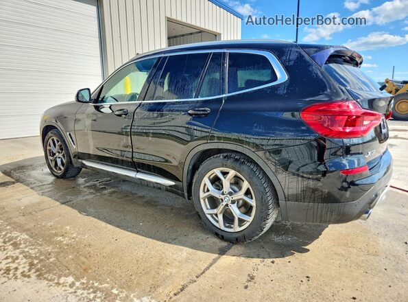 5UXTY5C05LLT38459 2020 BMW X3 Black Задня ліва чверть