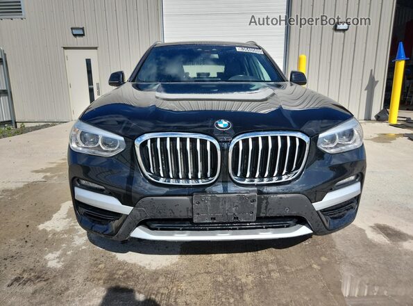 5UXTY5C05LLT38459 2020 BMW X3 Black Панорамний вид салону 360°
