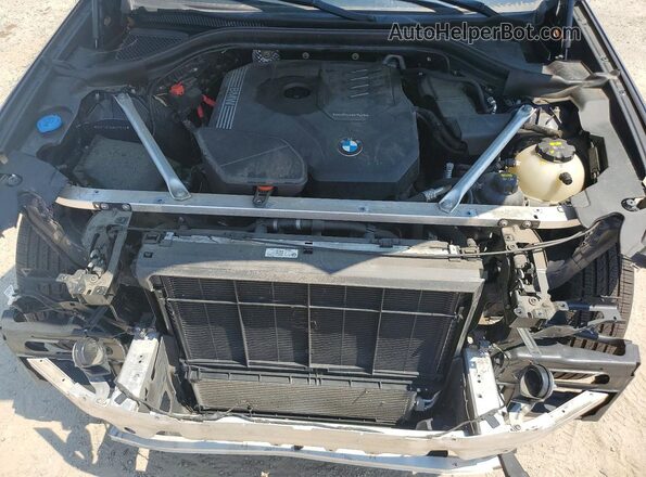 5UXTY5C05M9F18199 2021 BMW X3 Blue ძრავის განყოფილების ხედი