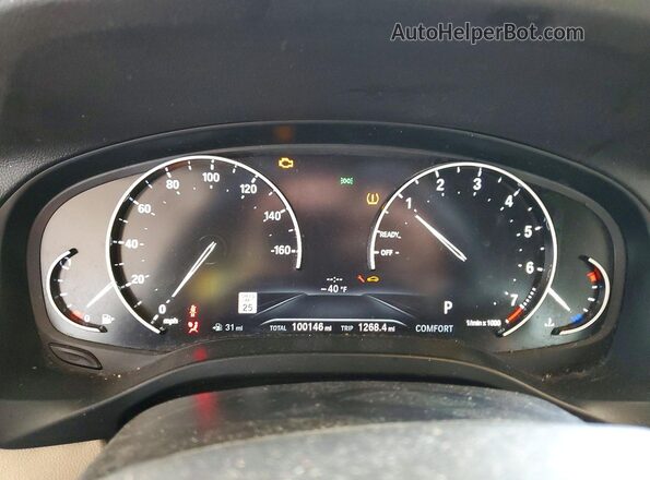 5UXTY5C06L9C04009 2020 BMW X3 Silver Vista del cuadro de instrumentos