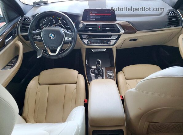 5UXTY5C06L9C04009 2020 BMW X3 Silver Vista del salpicadero