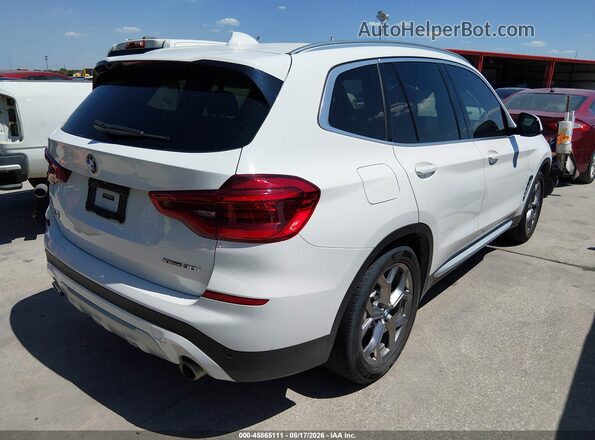 5UXTY5C06L9C63075 2020 BMW X3 White Задня права чверть