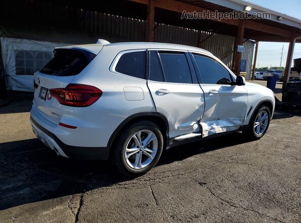 5UXTY5C06L9C90325 2020 BMW X3 White Հետևի աջ