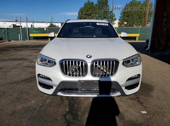 5UXTY5C06L9C90325 2020 BMW X3 White Դիմացի տեսք