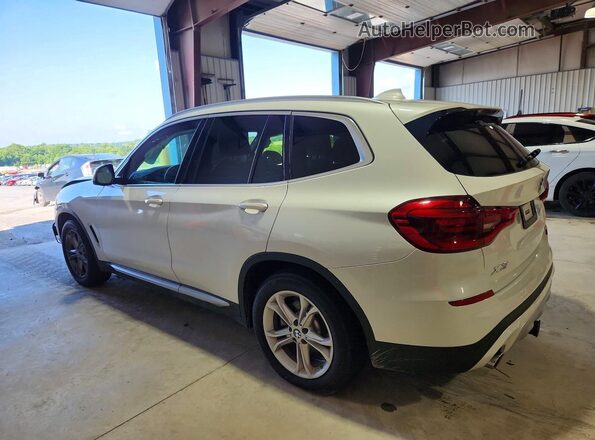 5UXTY5C06L9C92785 2020 BMW X3 Белый Задняя левая четверть