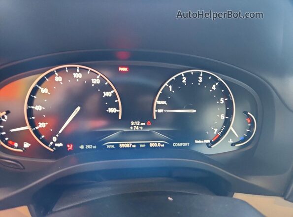 5UXTY5C06L9C92785 2020 BMW X3 Белый Вид щитка приборов