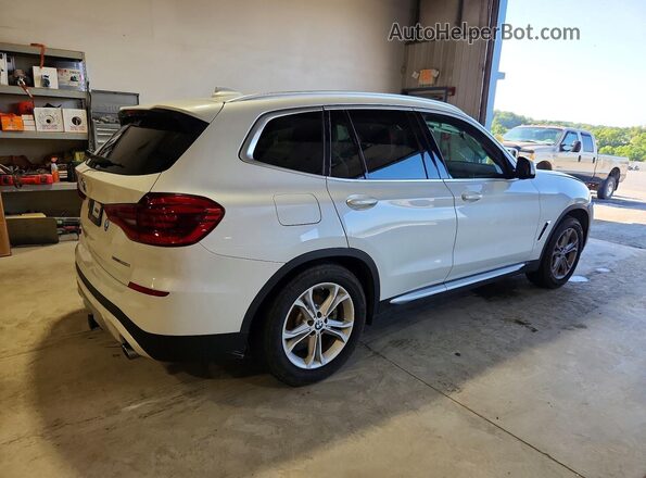 5UXTY5C06L9C92785 2020 BMW X3 Белый Задняя правая четверть